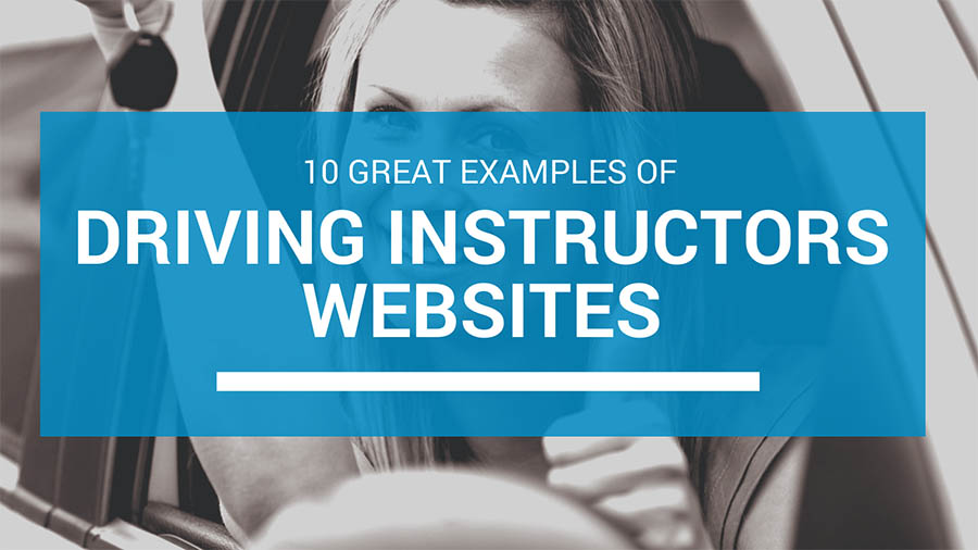 10 Great Examples of Driving School/Instructor Web Design